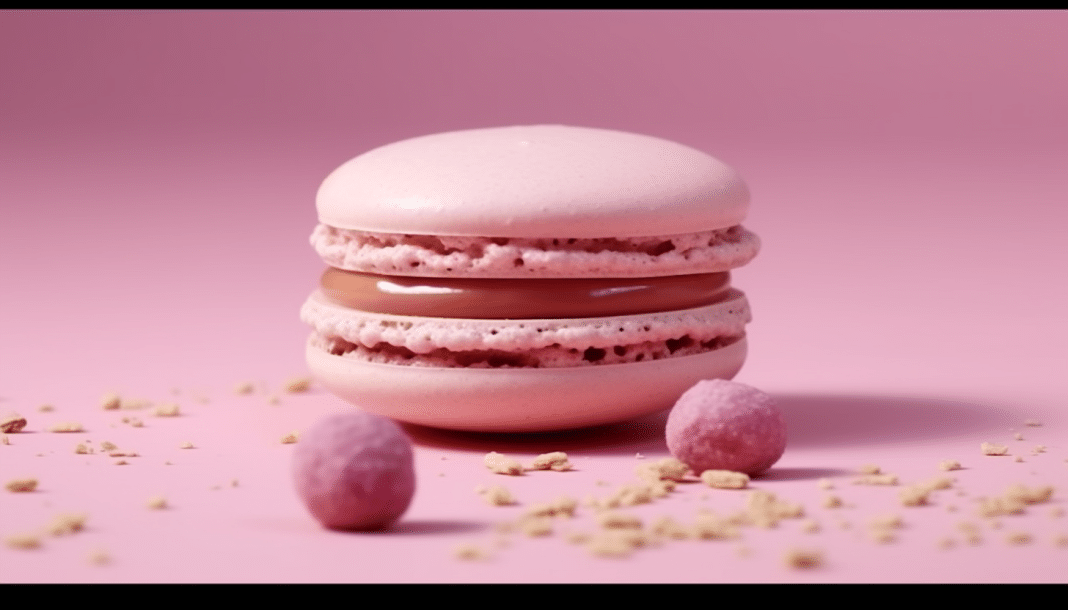 Macaron géant mascarpone framboise