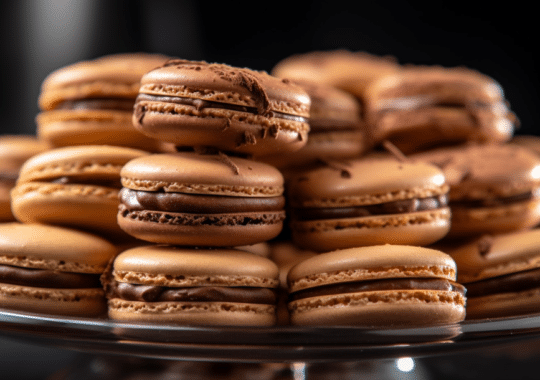 Macarons au chocolat