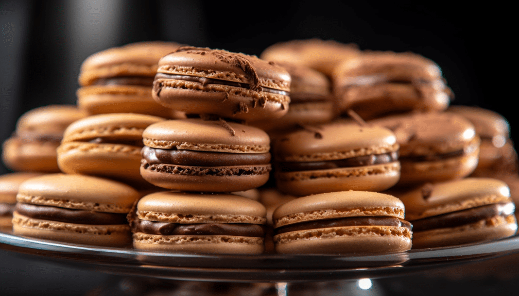 Macarons au chocolat