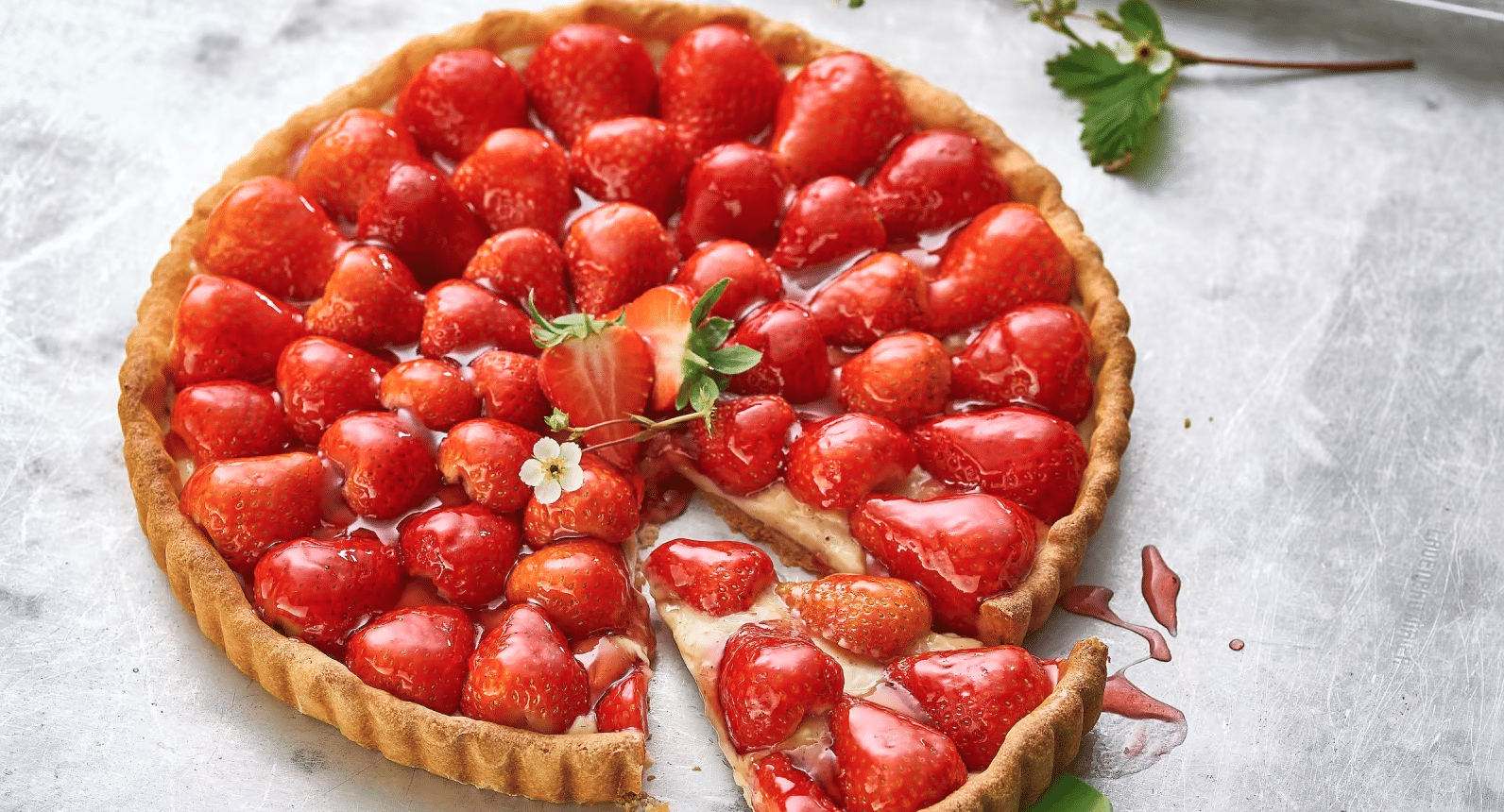 Tarte aux fraises