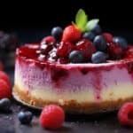 Cheesecake aux fruits rouges