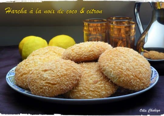La recette du harcha à la noix de coco