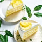 Le Gâteau étagé à la crème de citron