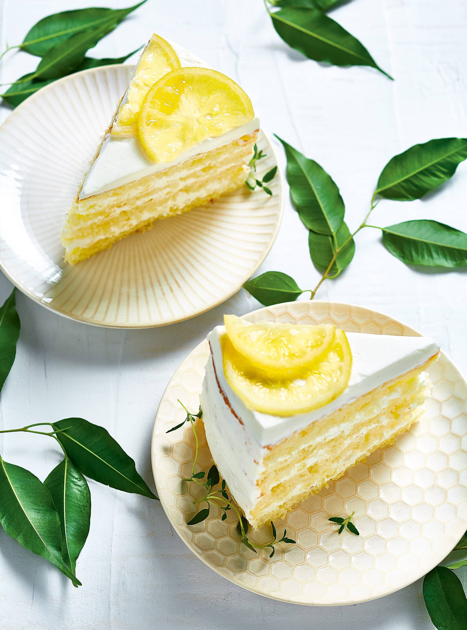 Le Gâteau étagé à la crème de citron