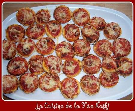 Mini pizza pour l’apéro