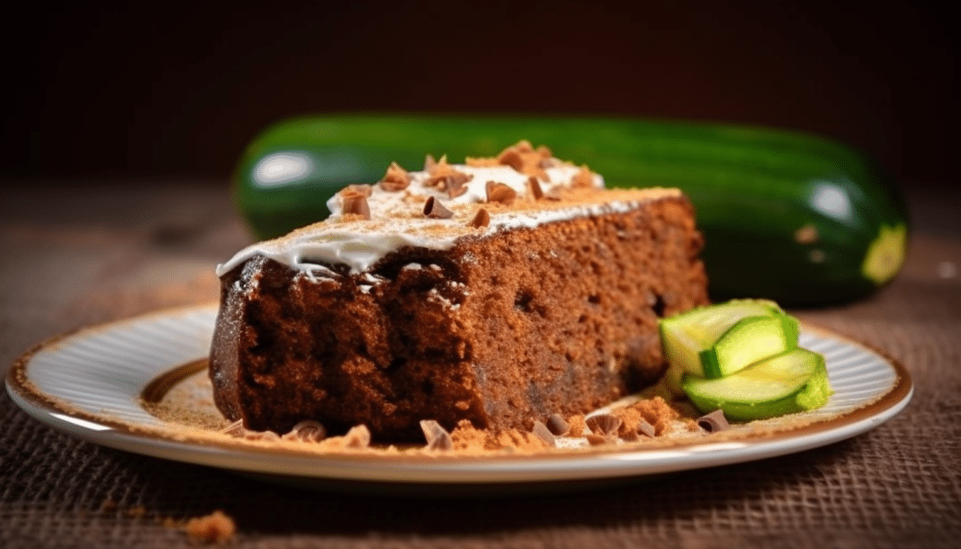 Gâteau light au chocolat et courgettes