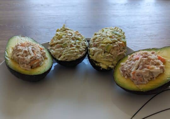 Avocat farci au surimi