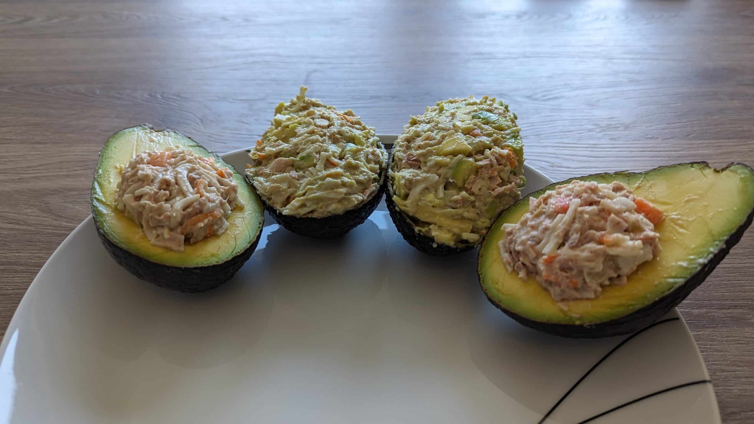 Avocat farci au surimi