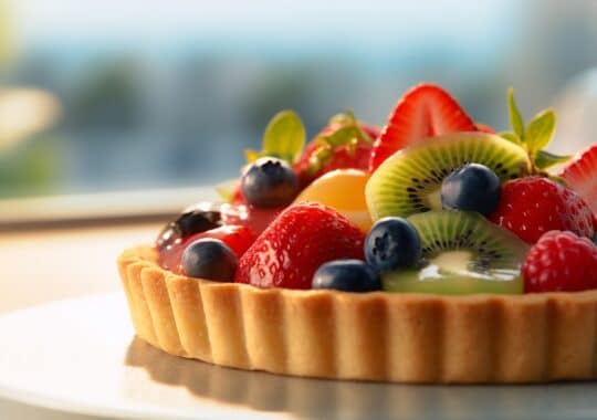 Tarte de fruit à la pâte feuilletée