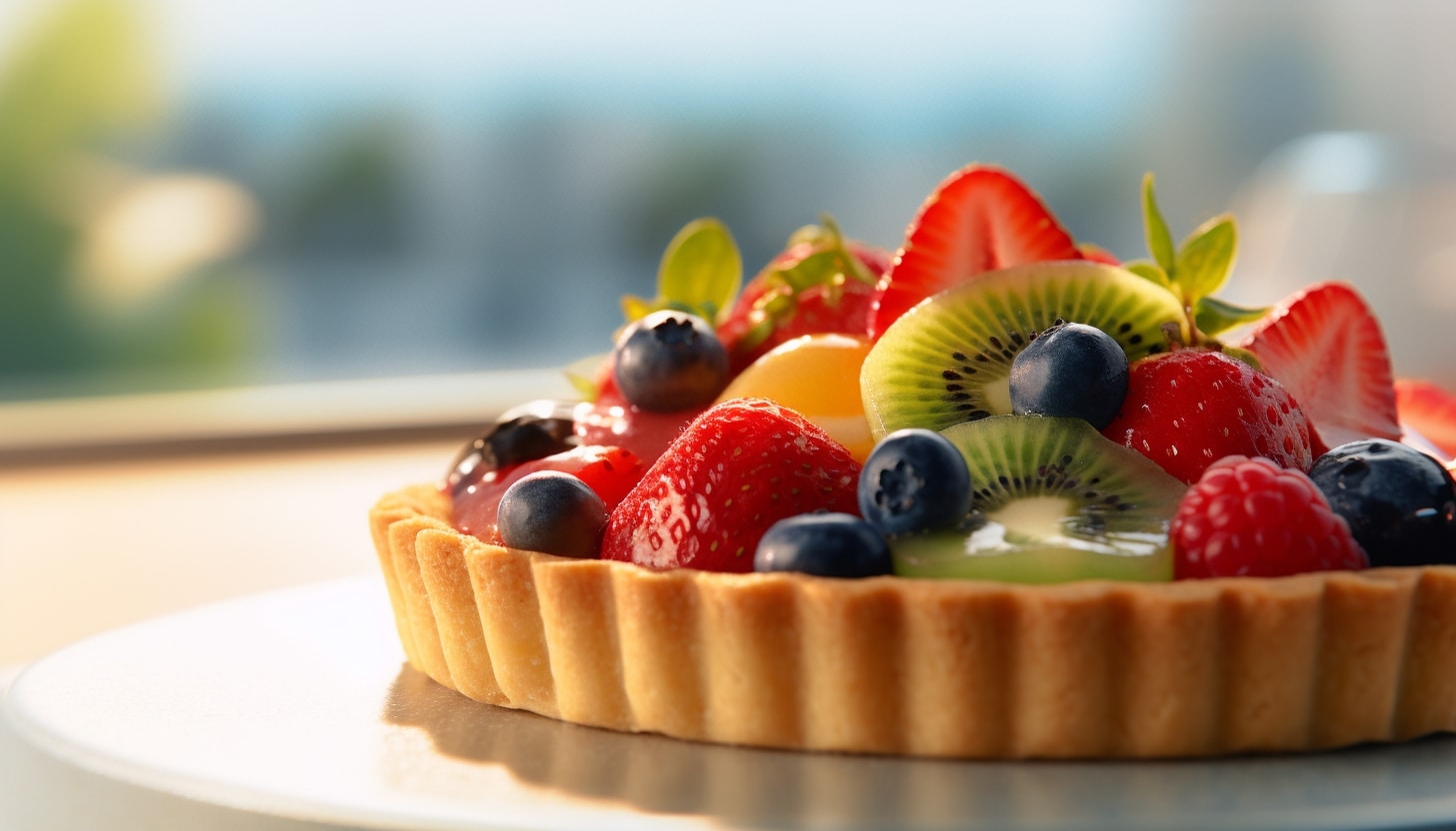 Tarte de fruit à la pâte feuilletée