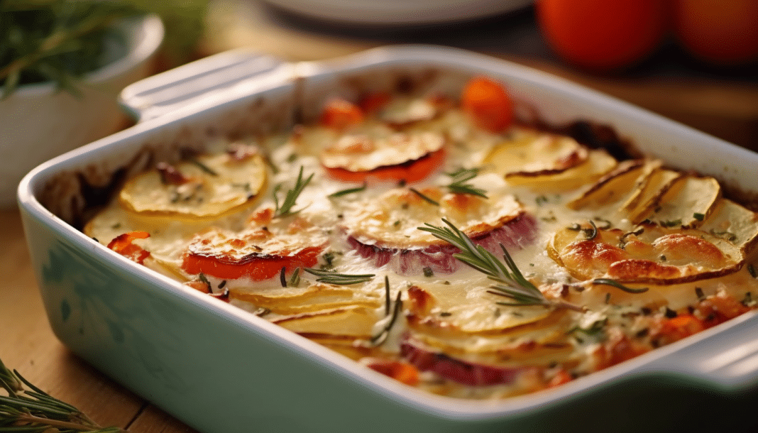 Gratin de légumes aux herbes de Provence