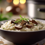 Risotto aux champignons et au parmesan