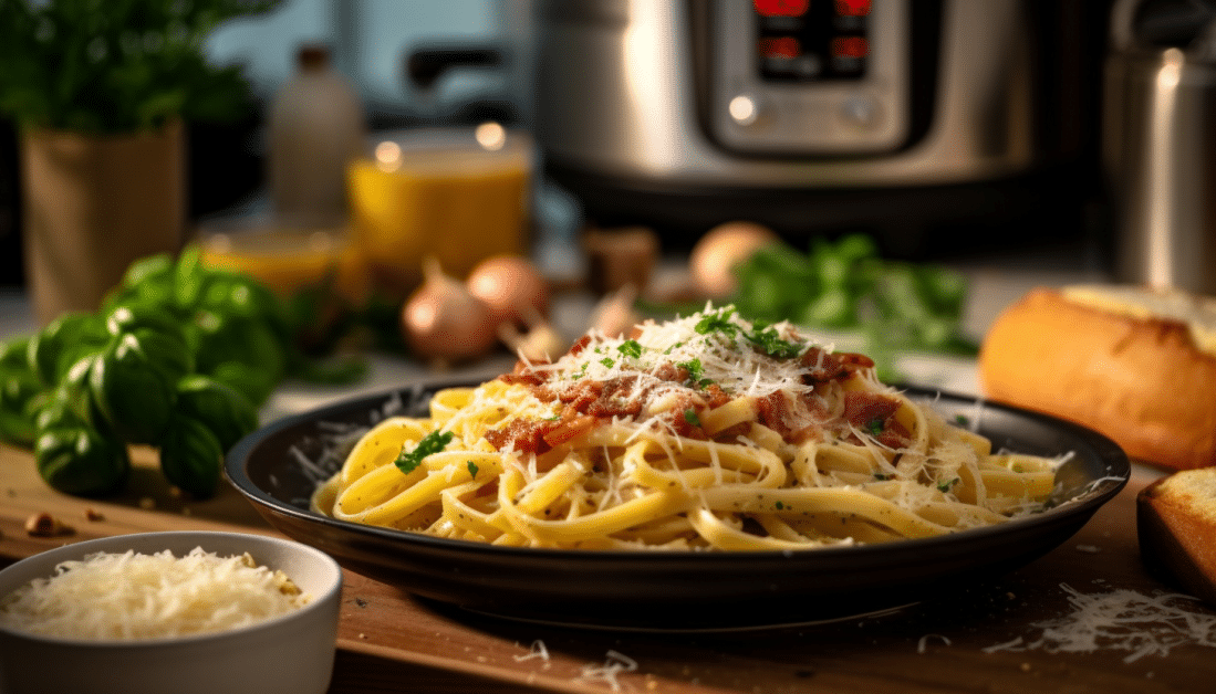 Pâtes à la carbonara au thermomix