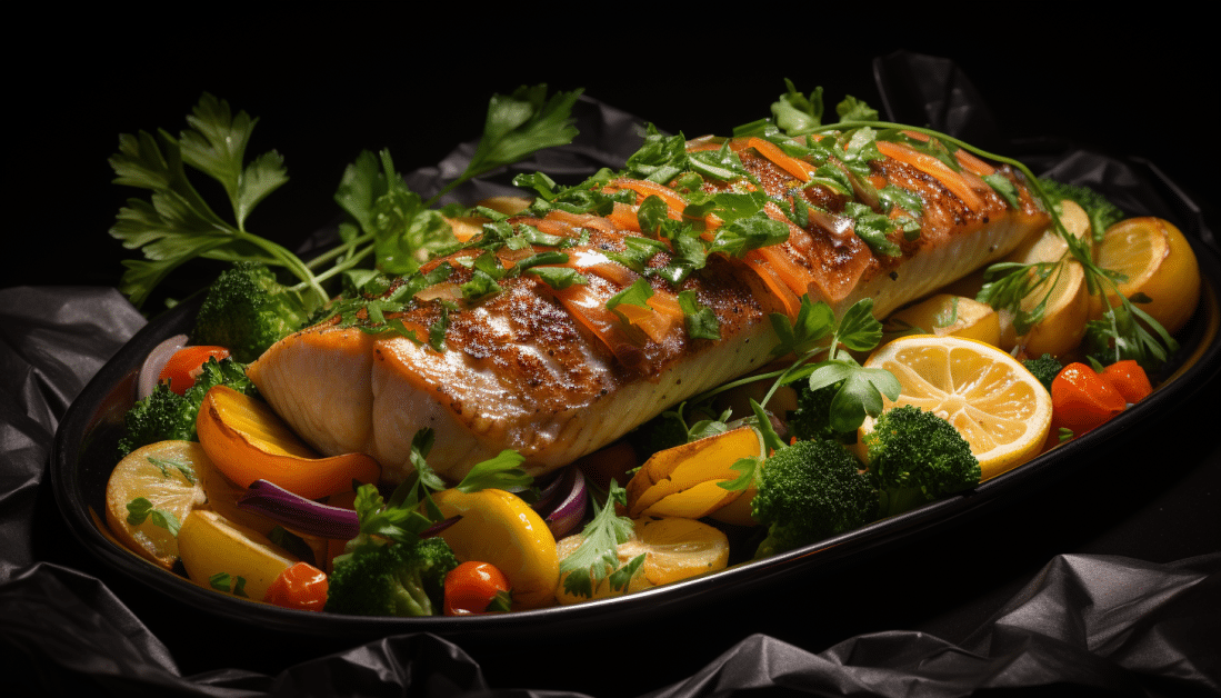 Papillotes de poisson aux légumes et à la coriandre