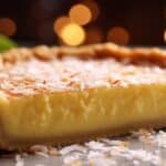 Tarte au flan à la noix de coco