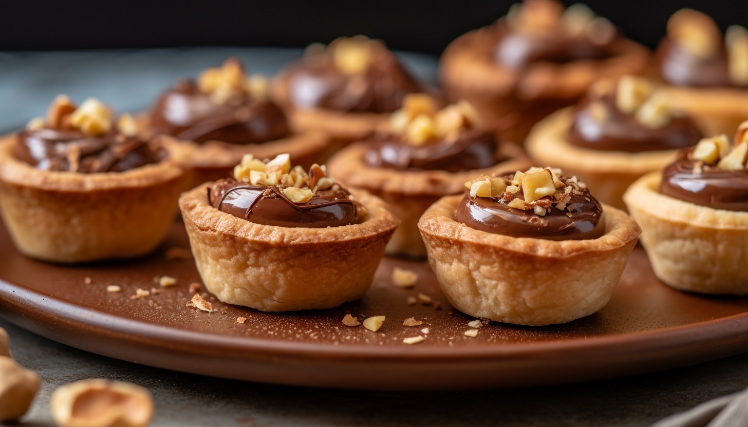 Tartelettes Nutella noisette, sans oeuf