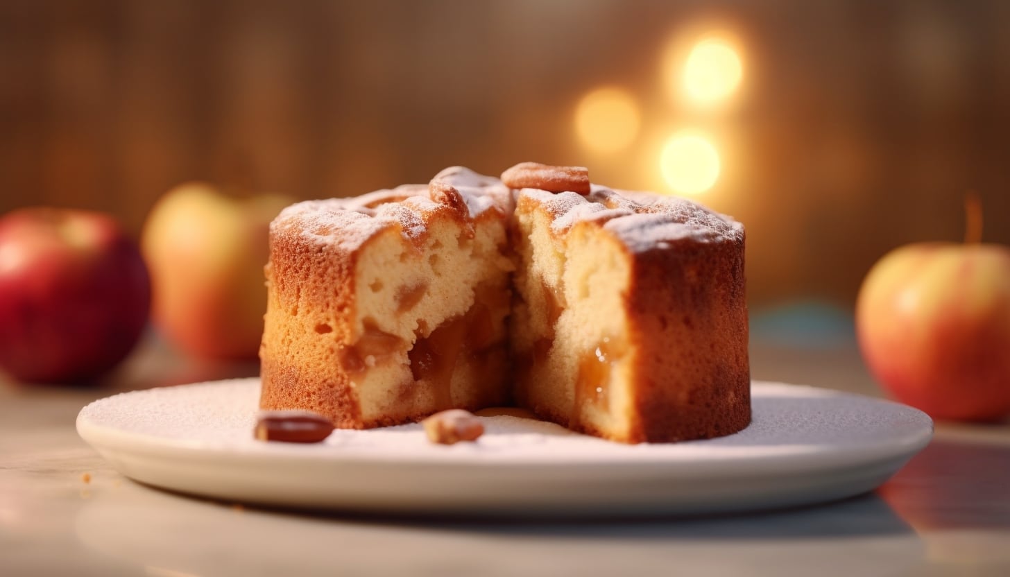 Gateau aux pommes et amandes