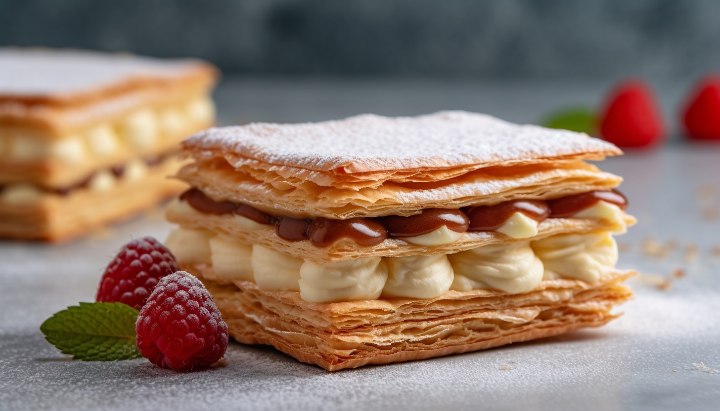 Mille-feuilles à la vanille