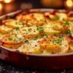 Gratin de pommes de terre et poulet