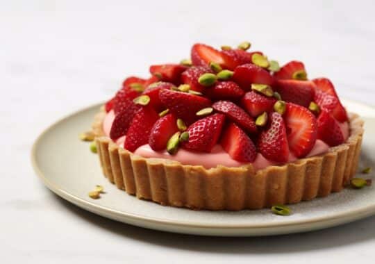 tarte fraise pistache