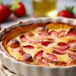 Clafoutis fraise-banane