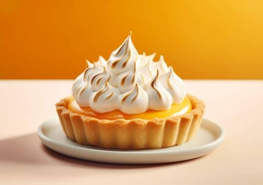 Tarte a l'orange et meringue