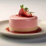 Bavarois à la fraise