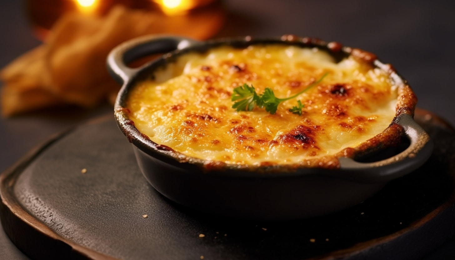 Gratin de riz à la béchamel