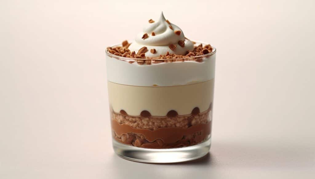 Recette de Mousse chocolat blanc et chocolat au lait avec une couche de ...