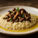 Risotto aux champignons sauvages & huile de truffe