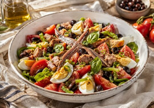 Salade niçoise authentique : la vraie recette de Nice