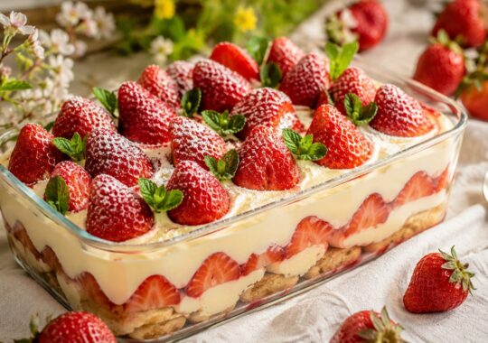 Tiramisu aux fraises : la recette fraîche et gourmande