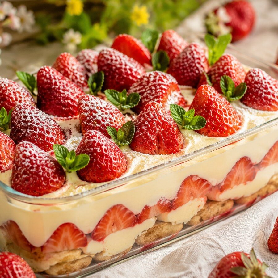 Tiramisu aux fraises : la recette fraîche et gourmande