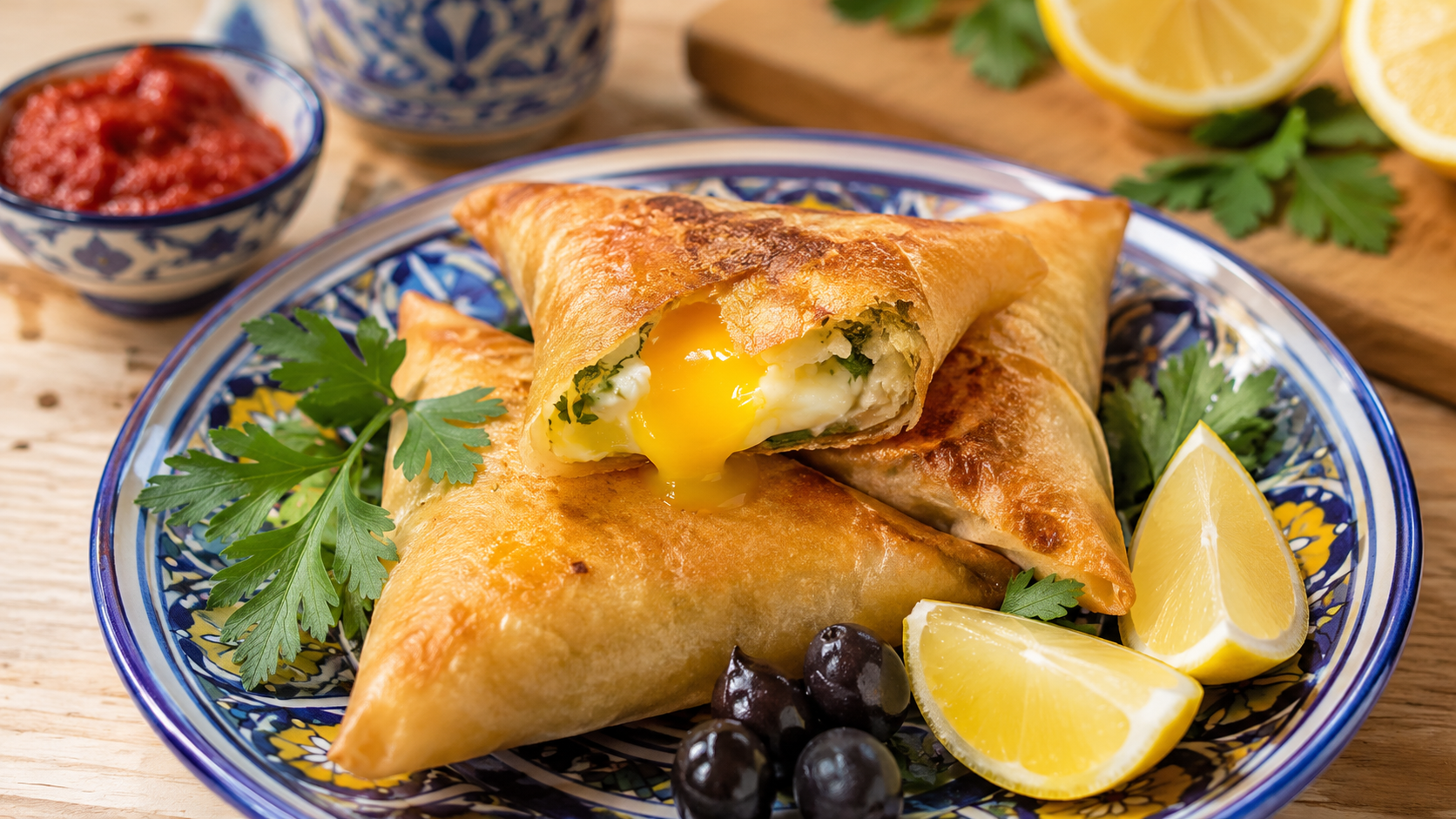 Brik a l&rsquo;oeuf tunisien : la recette traditionnelle au thon et persil