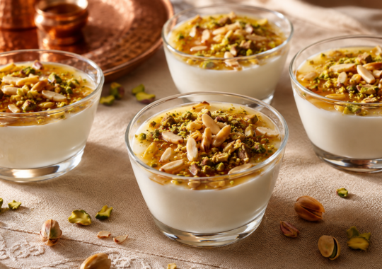Mahalabia : la crème orientale à la fleur d&rsquo;oranger