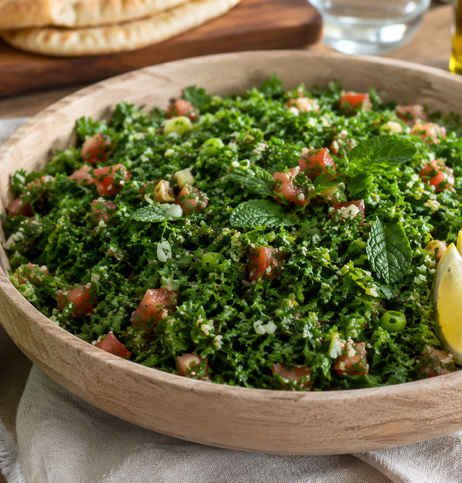 Tabouleh libanais authentique : la vraie recette au persil et boulgour