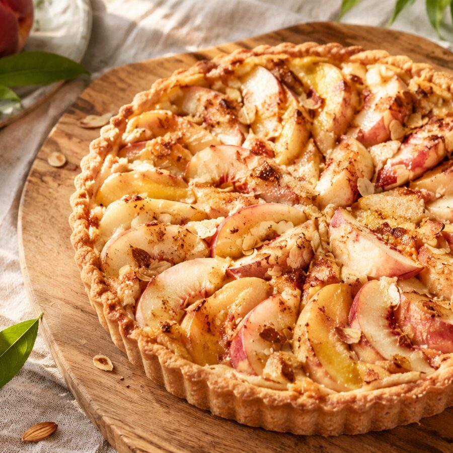 Tarte aux pêches façon grand-mère : la recette traditionnelle des fruits d&rsquo;été