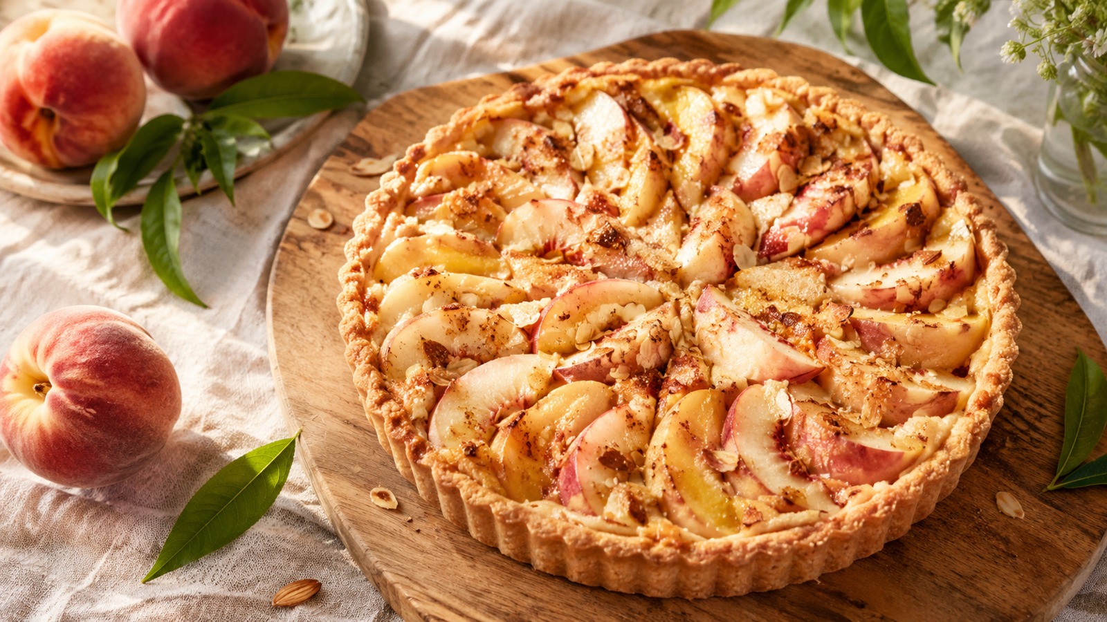 Tarte aux pêches façon grand-mère : la recette traditionnelle des fruits d&rsquo;été