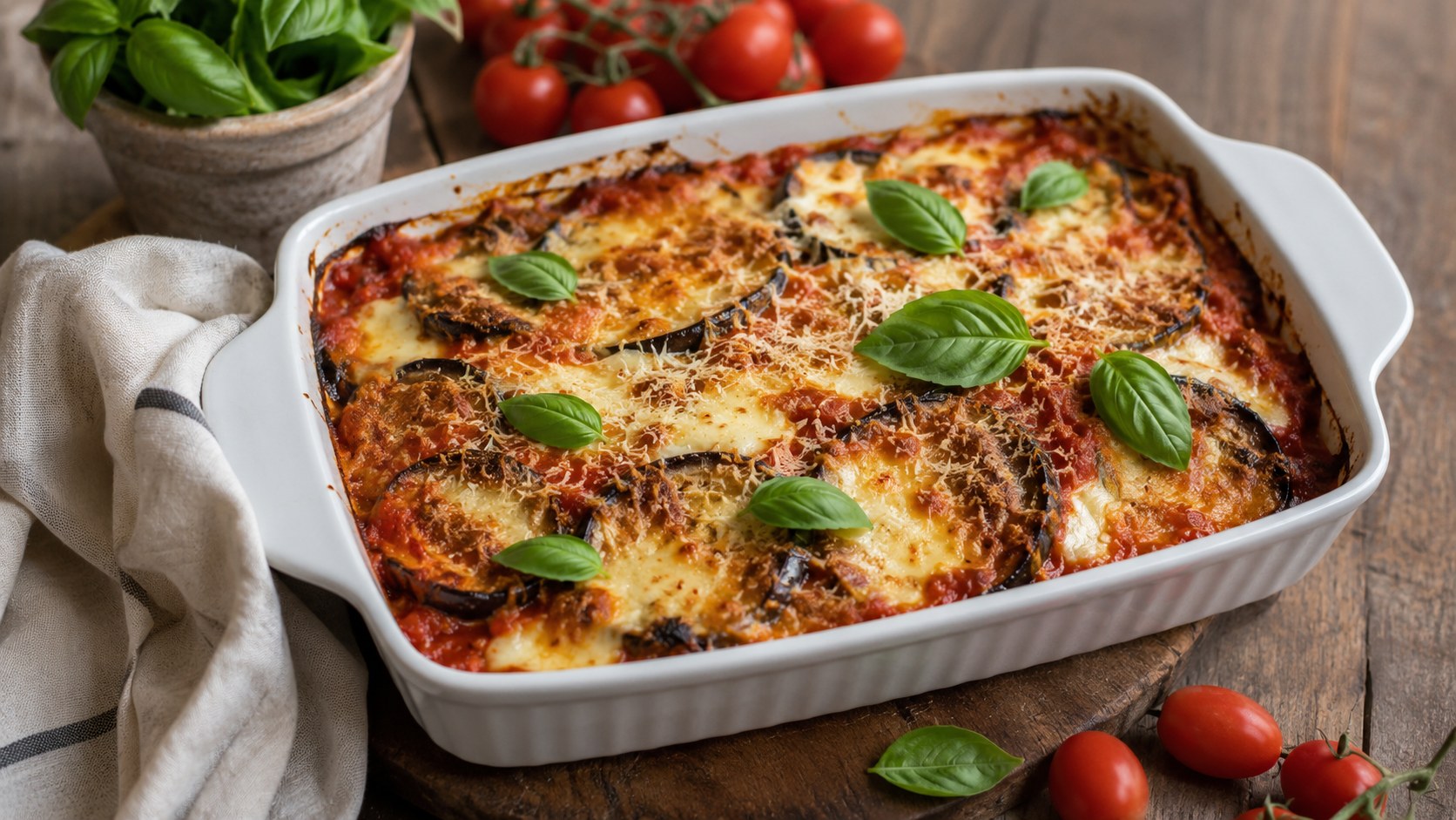 Aubergines a la parmesane : la recette italienne traditionnelle