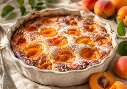Clafoutis aux abricots : la recette moelleuse de l&rsquo;été