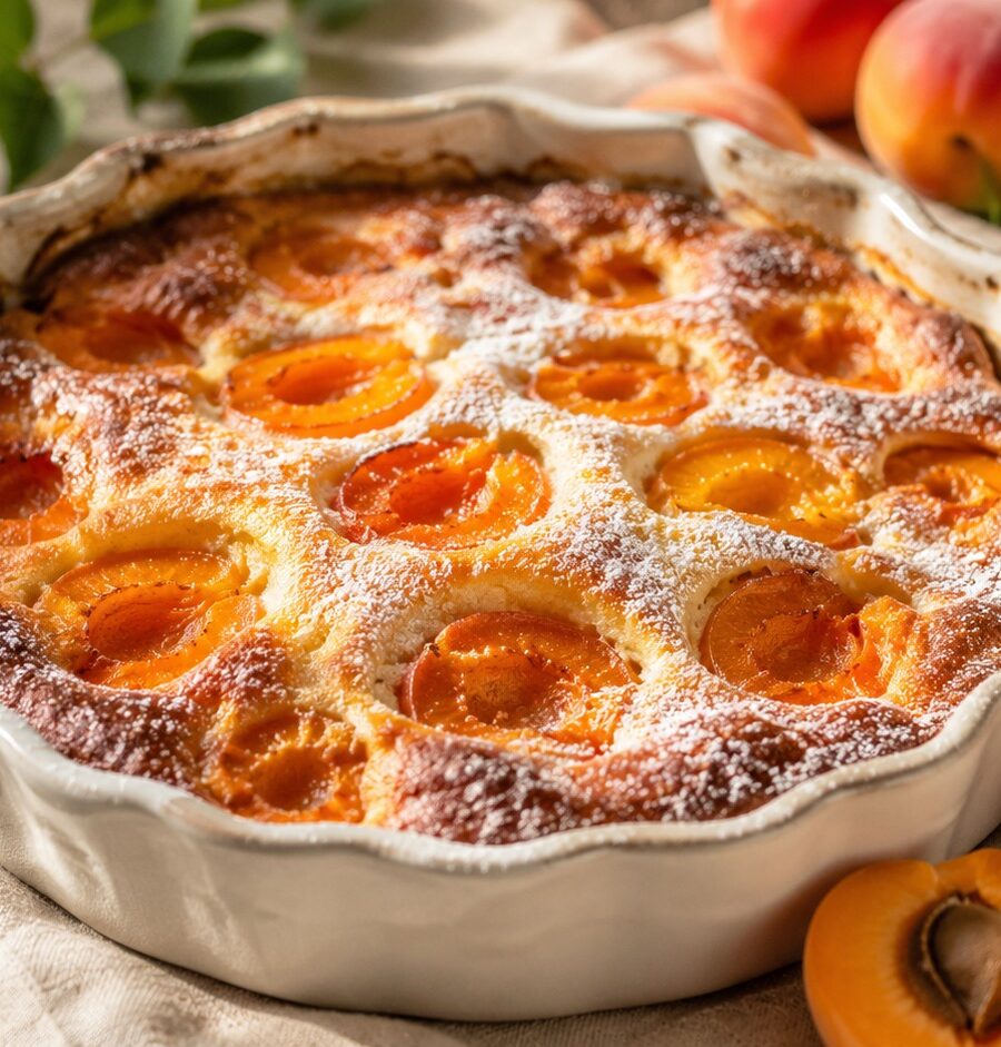 Clafoutis aux abricots : la recette moelleuse de l&rsquo;été