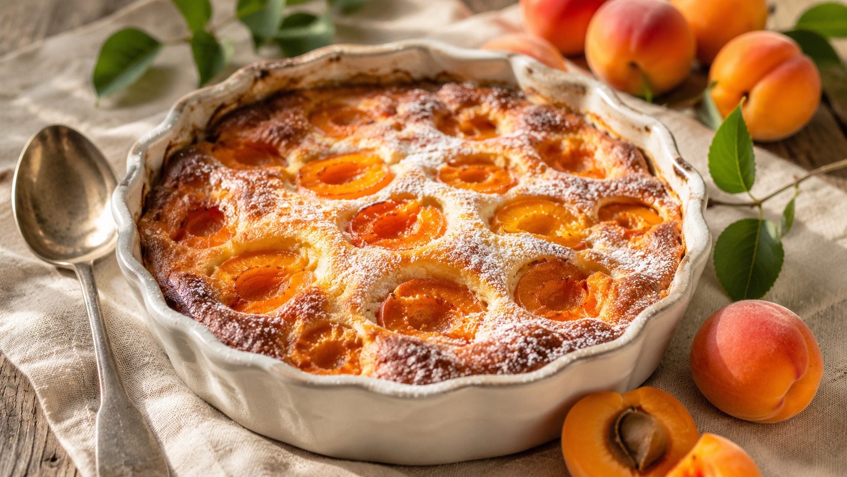 Clafoutis aux abricots : la recette moelleuse de l&rsquo;été