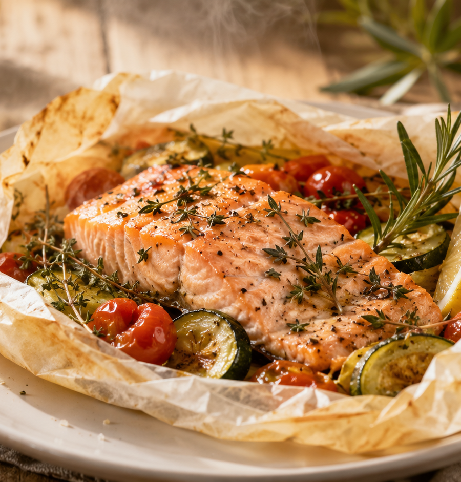 Papillote de saumon aux herbes de Provence : la recette d&rsquo;été facile au four