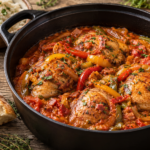 Poulet basquaise traditionnel : la recette au piment d&rsquo;Espelette