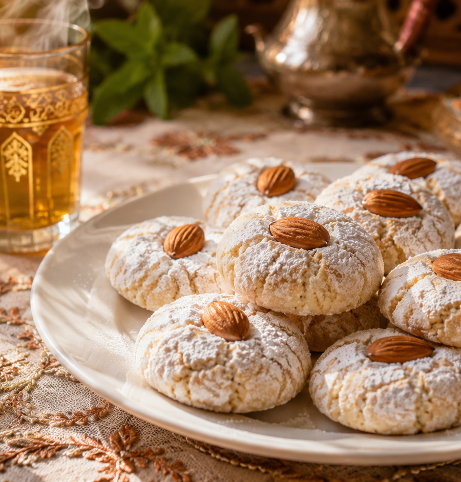 Ghriba aux amandes : la recette du biscuit fondant marocain