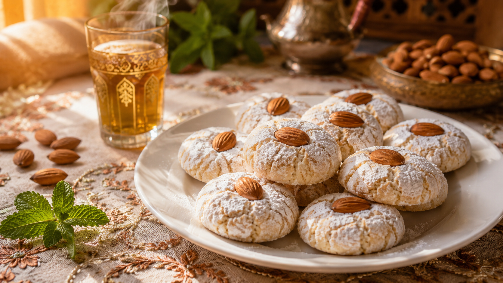 Ghriba aux amandes : la recette du biscuit fondant marocain