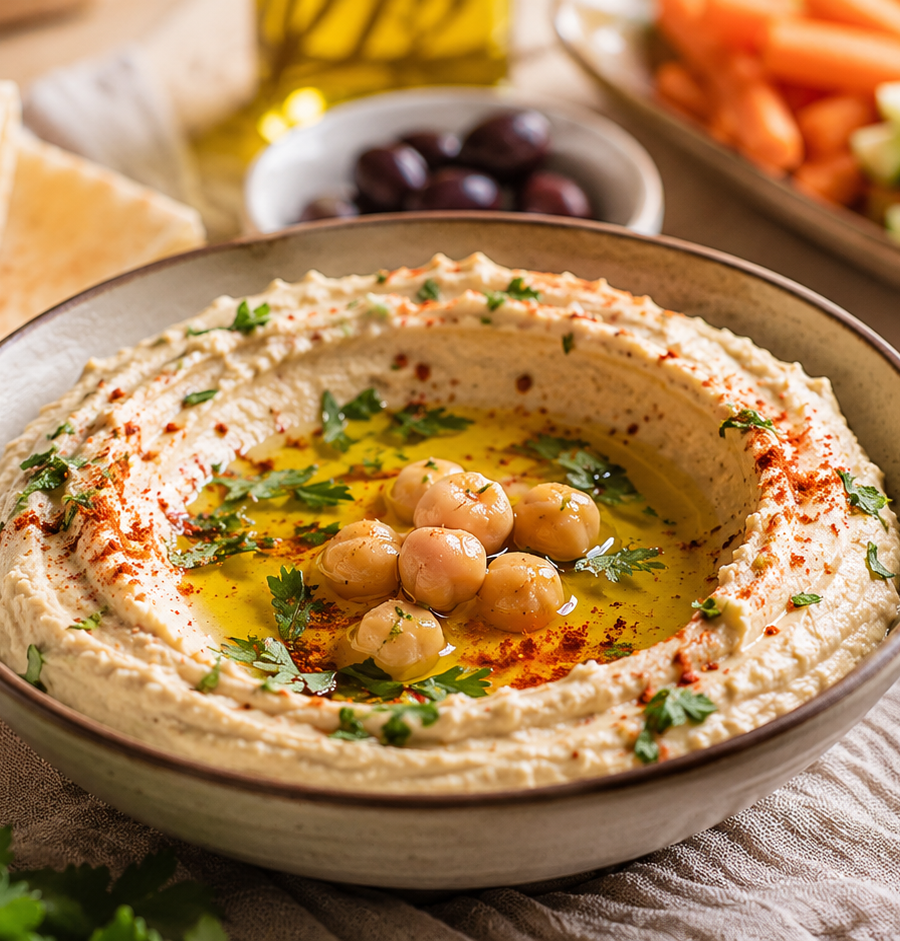 Houmous libanais authentique : la vraie recette au tahini
