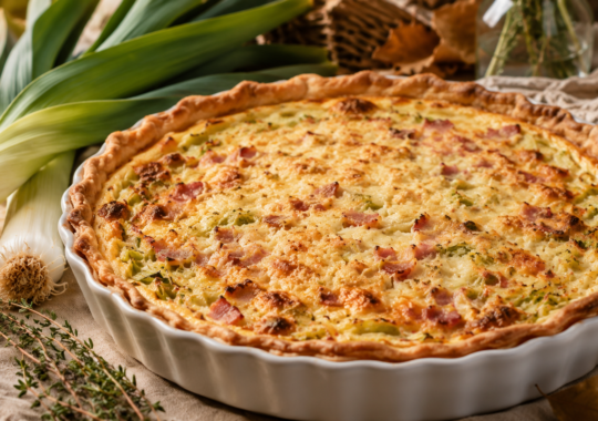 Quiche aux poireaux et lardons : la recette facile pour la rentrée