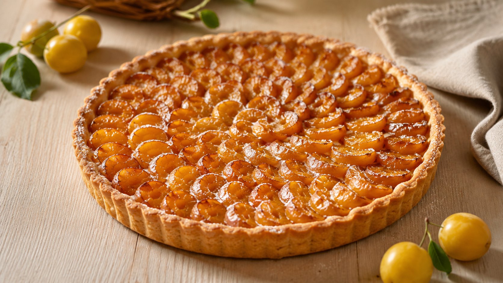 Tarte aux mirabelles de Lorraine : la recette maison