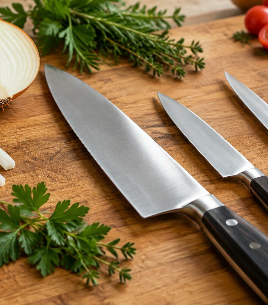 Bien choisir ses couteaux : les trois lames qui couvrent l’essentiel en cuisine